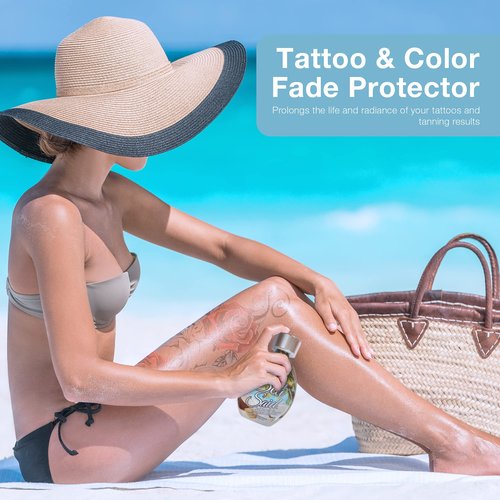 That’s What Sea Said Tanning Bed Lotion Accelerator for Indoor & Outdoors, Fast Dark Tan Enhancer with Coconut Oil & Aloe, Moisturizing Indoor Tanning Lotion for Face & Body, Tattoo-Safe, No Bronzer