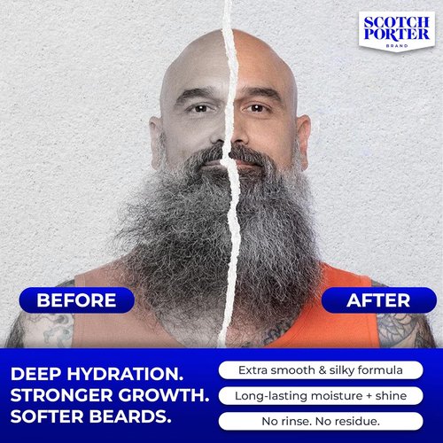 Scotch Porter Leave-In Beard Conditioner - Deep Conditioning Softener for Hydration & Shine | 4 oz.