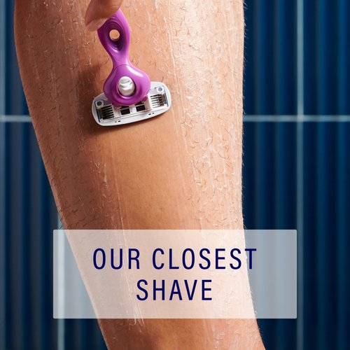 Schick Hydro Silk Moisture Women's Razor | 5-Blade Razor for Women, 1 Handle & 2 Refills