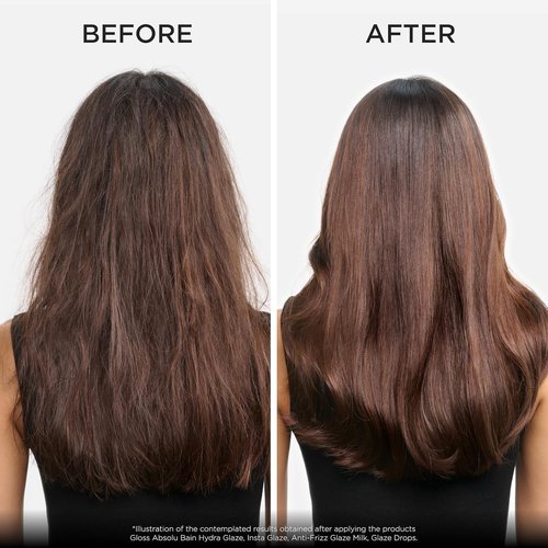 Kerastase Gloss Absolu Shampoo & Conditioner Set - High-Shine, Anti-Frizz, Deeply Hydrating for Glossy, Bouncy Hair