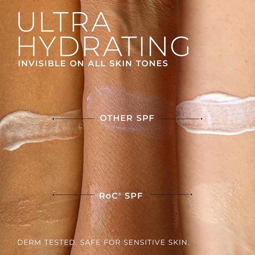 RoC Multi Correxion 1.5% Pure Hyaluronic Acid Anti Aging Daily Face Moisturizer with Sunscreen, SPF 30 Broad Spectrum Moisturizer + Retinol Eye Cream Packette