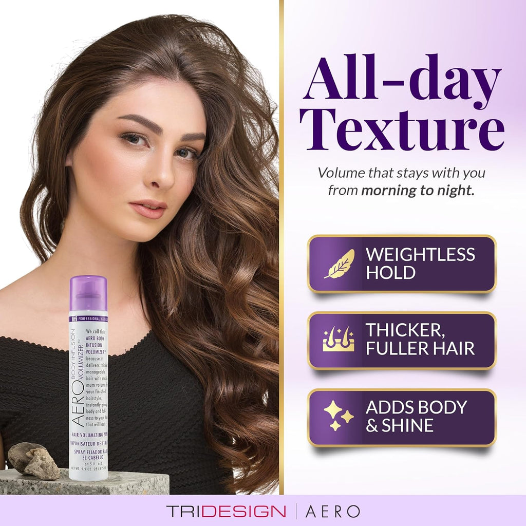 TRIDESIGN Aero Body Infusion Volumizer - Maximum Volume & Enhanced Texture, Weightless Formula - 9.9 oz