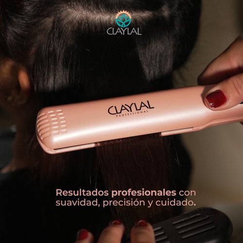Hair Straightener Smooth Claylal Professional Ceramic Coated – 480°F High Heat, 1 1/4" Floating Plates, Keratin & Hair Treatment Sealing, Fast Salon-Quality Results.
