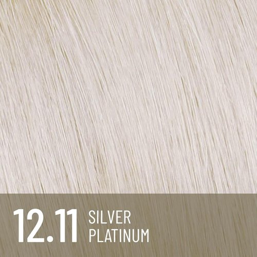 Il Salone Milano Plex Rebuilder Hair Color Cream - 12.11 Silver Platinum Dye | Professional Quality, Protects & Restructures