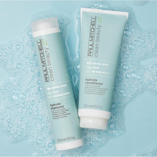 Paul Mitchell Clean Beauty Hydrate Conditioner - Intensely Nourishing Formula for Dry Hair, Improves Manageability