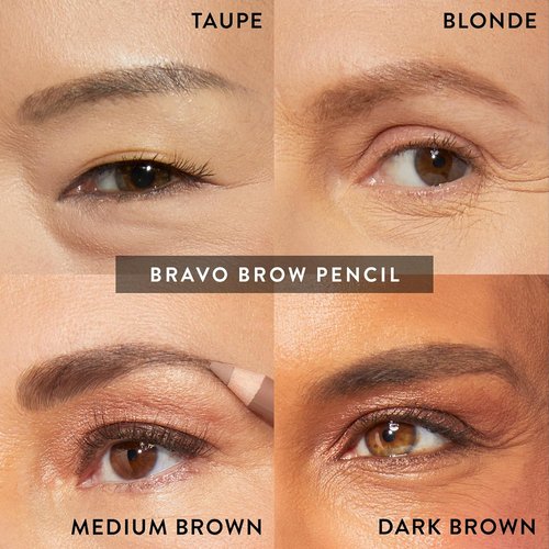 Laura Geller New York Bravo Brows Soft Pencil + Brush - Blonde Shade for Effortless Definition