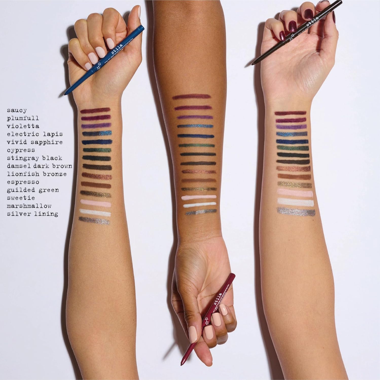 Stila Stay All Day® Waterproof Gel Eyeliner - Long-Wear, Smudge-Proof Pencil for Tightlining & Smoky Eyes | 12-Hour Fade-Resistant