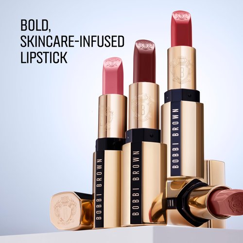 Bobbi Brown Luxe Lipstick | Bold, Skincare-Infused Lipstick for Rich Satin Finish | Chamomile Oil & Jasmine Flower Wax, 0.12 Ounce, Sandwash Pink