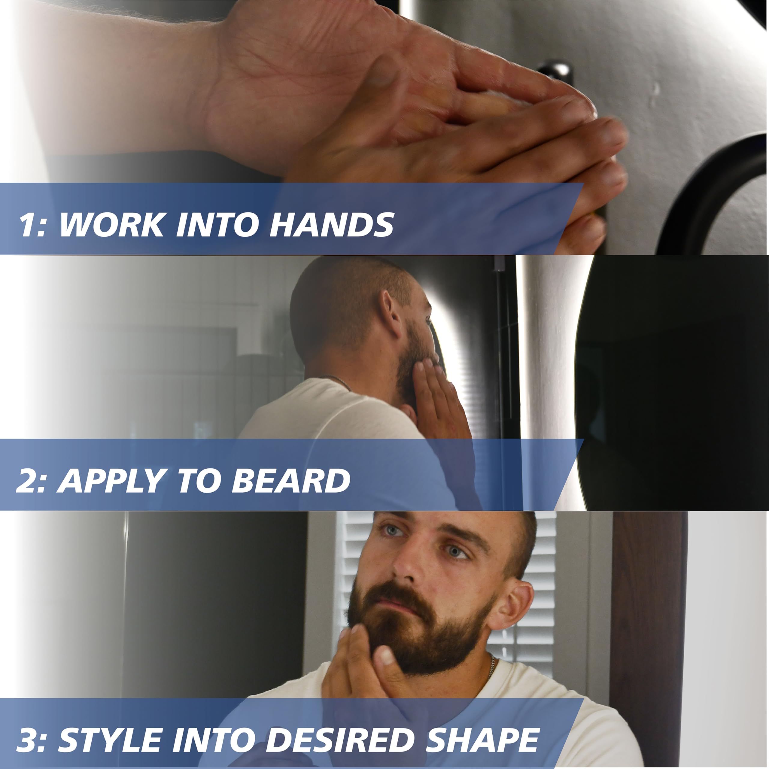 Wahl Beard Balm for Men - Shapes and Styles Facial Hair – Leave in Conditioner for a Light Hold for All-Day Control – With Shea Butter, Aloe, Mango Seed Butter & Candelilla Wax - Model 3028690
