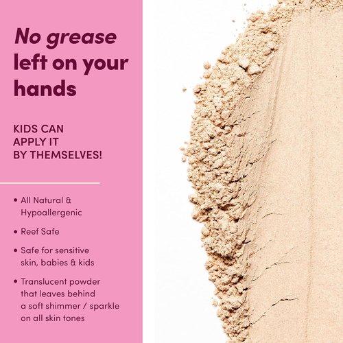 Bada Boom Bada Bling Shimmer Sunscreen Powder - Translucent SPF 50 with Sparkle Finish
