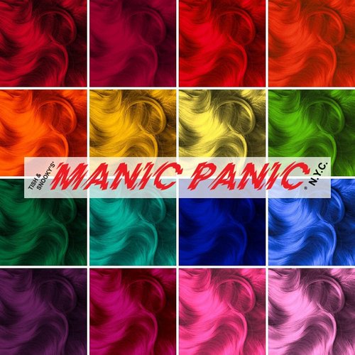 MANIC PANIC Blue Lightning Hair Bleach Kit - 30 Volume Developer & Powder Lightener | Lifts 5 Levels, Vegan & Cruelty-Free