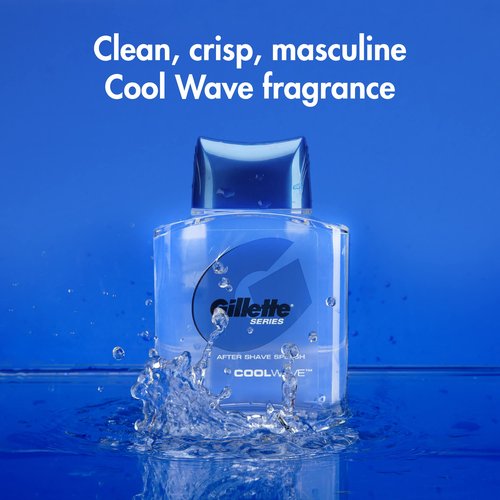 Gillette After Shave for Men, 3.3 fl oz | Cool Wave | Lotion | Series