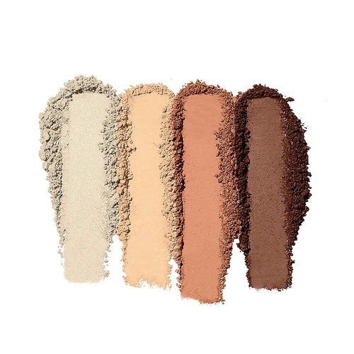 e.l.f. Contour Palette - Customizable 4 Shades for Sculpting & Brightening | Light/Medium, 0.56 Oz
