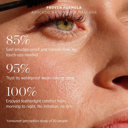 Ere Perez - Lash to Lip Party Proof Duo | Avocado Waterproof Mascara (Black) + Beetroot Cheek + Lip Tint (Joy) | Vegan, Cruelty-Free, Clean Beauty Safe for All Skin Types