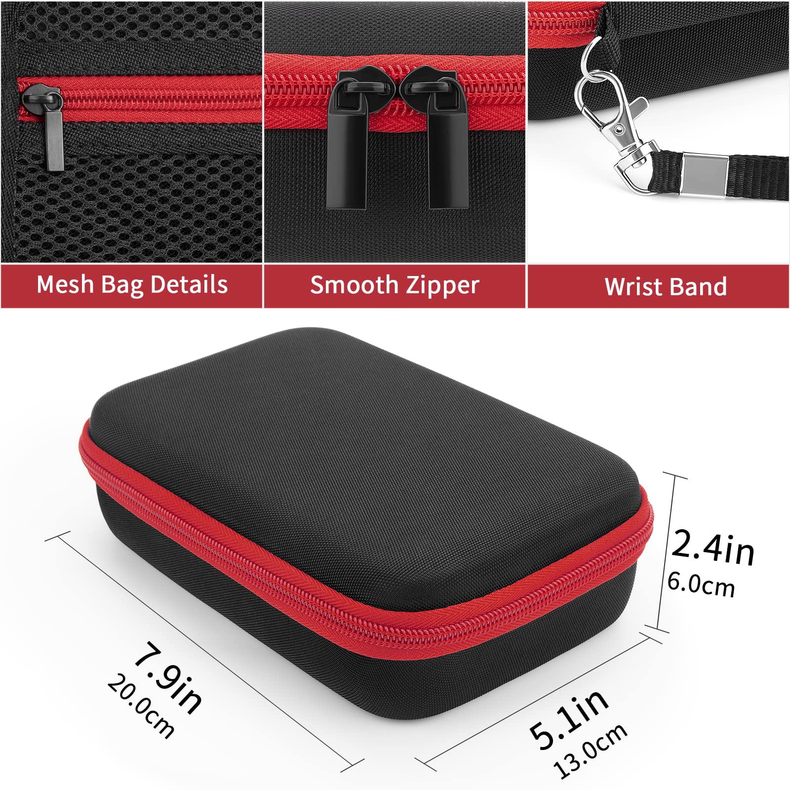 Yinke Travel Storage Case for Philips Norelco Multigroom Series 3000/5000, MG3740/40, MG5910/49 - Protective Organizer for Beard Trimmer, Attachments, Face & Ear Hair Trimmer, and Hair Clipper Shaver