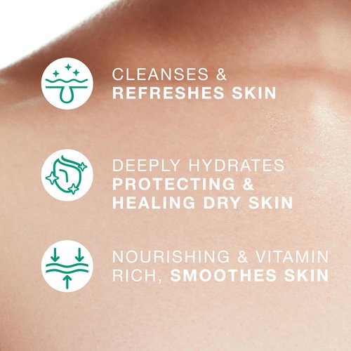 Moisturizing & Healing Body Wash with Sea Kelp & Aloe Vera – Hydrating Cleanser for Dry Skin – Vitamin-Enriched Shower Gel – 33.8 fl oz