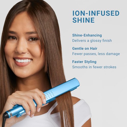 BaBylissPRO 1 1/4" Digital Ionic Flat Iron - Versatile Hair Straightener with Shorter Plates