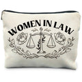 RYYCDOI Lawyer Gifts for Women, Lawyer Makeup Bag, Law School Graduation Gifts, Women in Law Cosmetic Bags Makeup Pouch