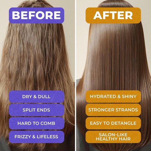 VAO Deep Conditioning Hair Mask - Hydrating Treatment with Argan Oil & Shea Butter for Damaged Hair