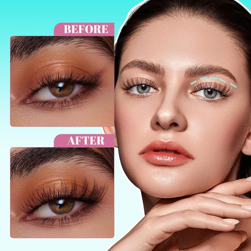 Lash Clusters Kit,160pcs Natural Eyelash Extension with Lash Bond and Seal Waterproof,Remover For Lashes Cluster,Lash Applicator Tool For False Eyelashes Extensions At Home(Lavendy,Kit)