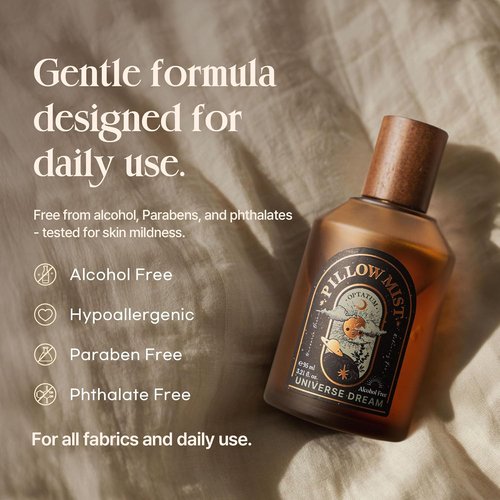 OPTATUM Pillow Mist - Aromatherapy Spray with Natural Essential Oils for Stress Relief | Ideal for Sheets & Bedding - Universe Dream