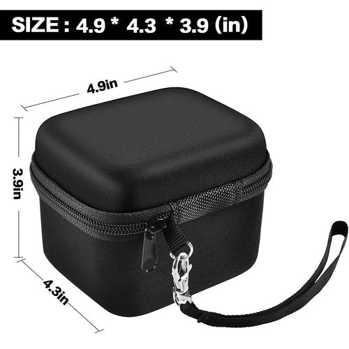 ANKHOH Case Compatible with Skull Shaver Electric Pitbull Pro Razor, Hard Travel Rotary Men Head Shavers Beard Trimmer Storage Bag with Zipper Mesh Pocket for Mustache Grooming Kit,Black-Only Box