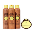 Sun Bum Original Moisturizing Sunscreen Spray SPF 50 with Sonny Sticker, Vegan and Hawaii 104 Act Compliant, Octinoxate & Oxybenzone Free, Broad Spectrum UVA/UVB Sunscreen, 3 Pack, 6 oz