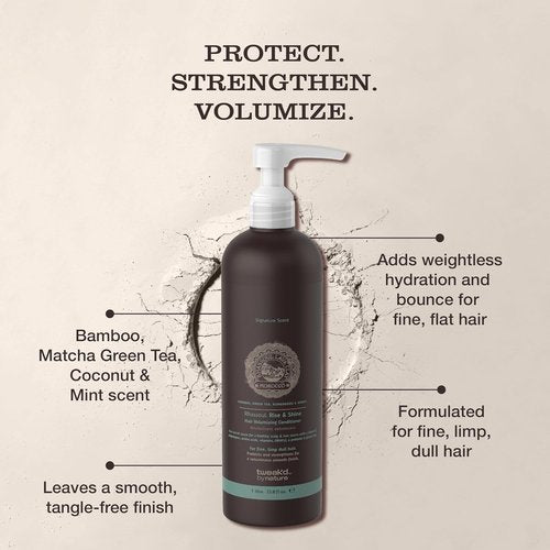 Tweak’d By Nature - Rise & Shine Volumizing Conditioner for Fine Hair | Paraben & Sulfate Free, 33.8 oz