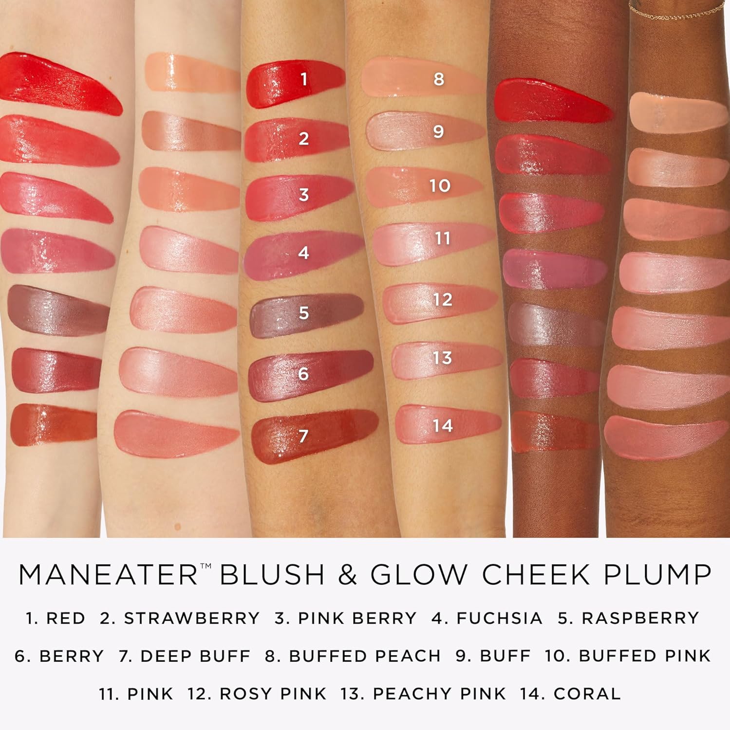 Tarte Maneater Blush & Glow Cheek Plump - Lightweight Cheek Tint & Illuminator with Coconut Water, Hyaluronic Acid & Vitamin E for Radiant Finish