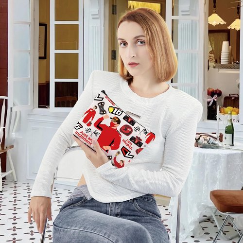 G2TUP Funny Racing Cosmetic Bag Racing Fans Gifts Just An Incident Racer Zipper Pouch Bag Racing Merchandise (Just An Incident) (Just An Incident MG)