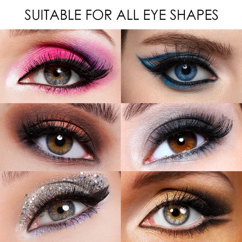 Magnetic Eyelashes, Effectively Natural Look False Lashes without Eyeliner, Light Weight & Waterproof Magnetic Eyelashes No Glue