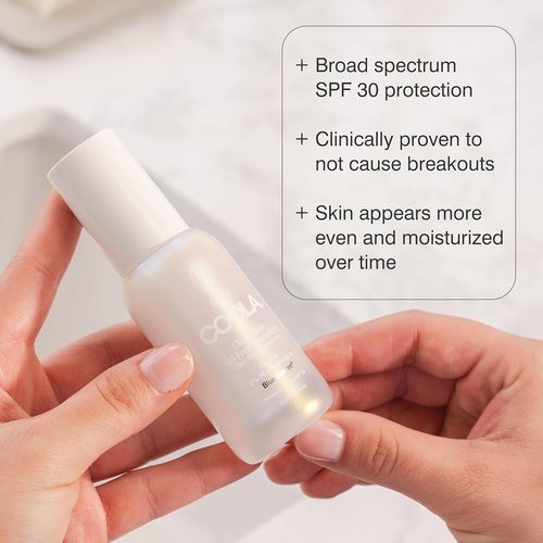 COOLA Clear Skin Oil-Free Moisturizer - SPF 30 Sunscreen with Niacinamide & Centella Asiatica | 1.1 Fl Oz