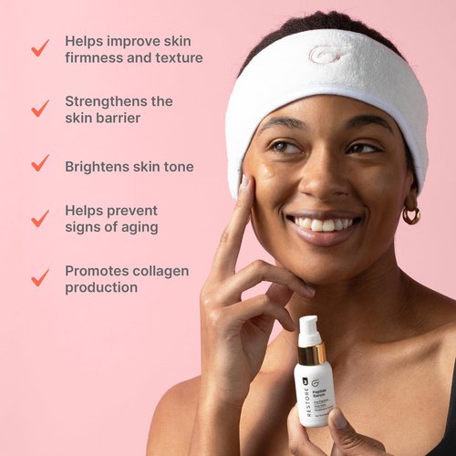 Groomie Peptide Serum for Face - Anti-Aging Facial Serum Helps Tighten & Firm Skin - Boosts Collagen & Elastin for Smooth & Supple Skin - Reduce Appearance of Hyperpigmentation & Uneven Skin Tone