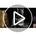 Viking Skeleton Jewelry Ring Holder Stand with Tray - Home Office Decor