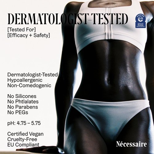 Nécessaire The Body Lotion - Fragrance-Free - Multi-Peptide Moisturizer - Firming Body Lotion for Women + Men. 2.5% Niacinamide. Non-Comedogenic + Hypoallergenic for Sensitive Skin – 450ml/15.2 fl oz