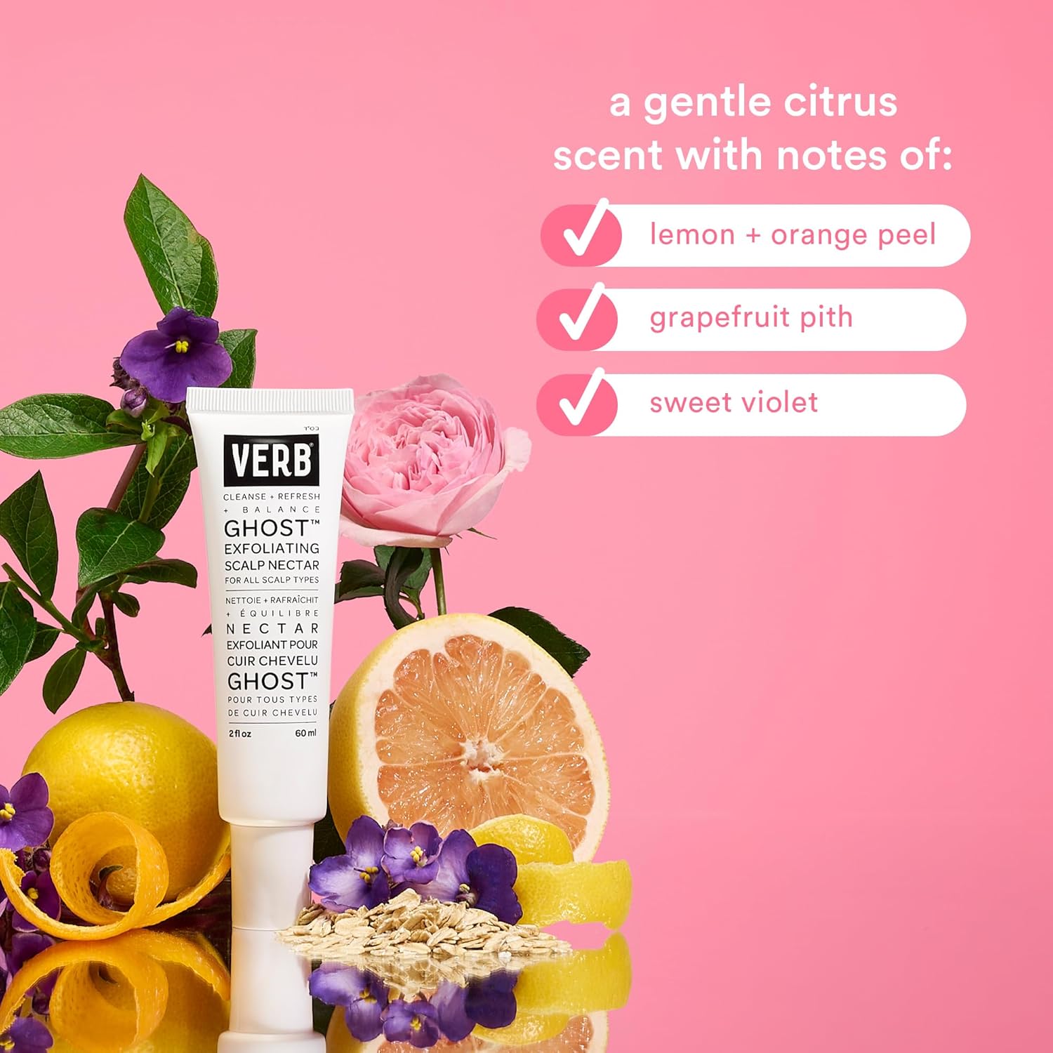 VERB® Dandruff Shampoo - Clinical Strength Relief with 3% Salicylic Acid for Gentle Cleansing