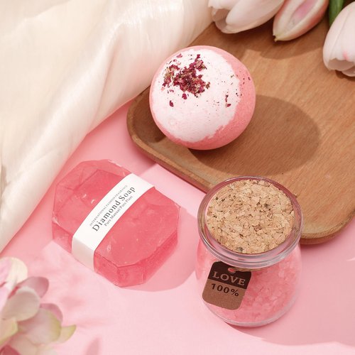 Valentines Day Gifts for Women,Valentines Day Relaxing Spa Gift Baskets for Her,Happy Birthday Gift Ideas Basket