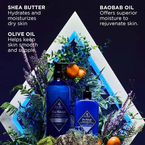 Jack Black Hydrating Body Lotion - Blue Midnight Scent for Deep Moisture & Nourishment