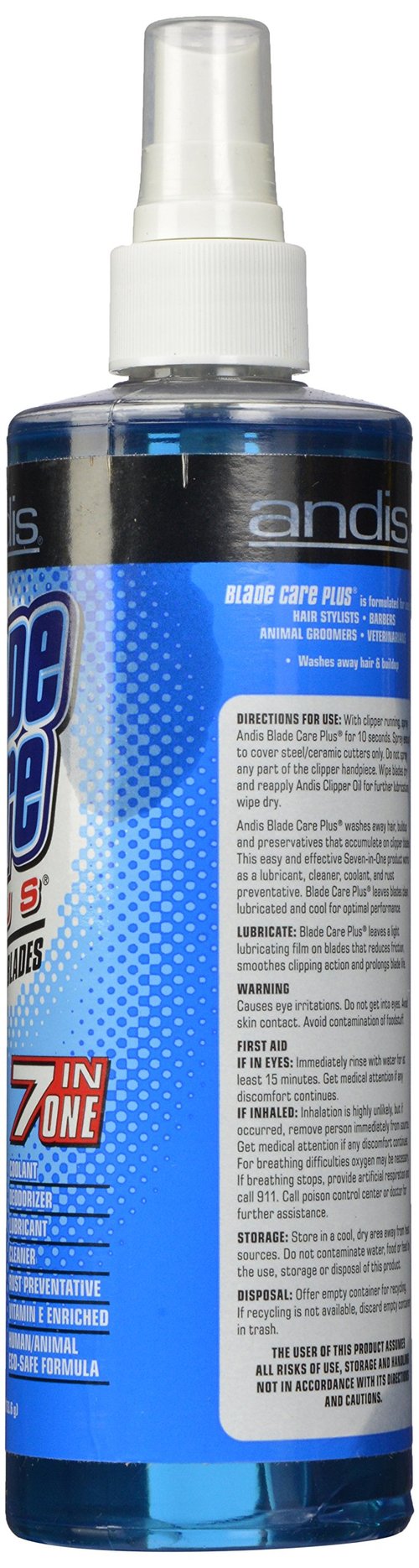 Andis Blade Care Plus Spray, 16-Ounce