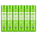 Dr. Bronner’s Organic Lip Balm - Natural, Moisturizing, Petroleum-Free Formula | 6-Pack (.15oz) - Lemon Lime