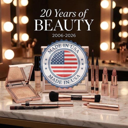 LUMINESS Liquid Mirage Color Changing Foundation for Mature Skin, Skincare-Infused Makeup with Hyaluronic Acid & Vitamin E, Hydrating Liquid Foundation & Concealer Hybrid, Hypoallergenic (Light)