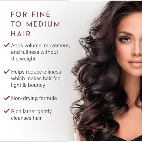 ALURAM Volumizing Shampoo - Gentle Cleanser for Body & Fullness | Suitable for All Hair Types
