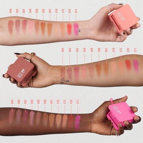3INA The Blush - Natural Light Mineral Powder Blush for Cheeks - Long-Lasting & Easy to Blend - 0.26 oz