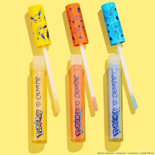 ColourPop | Pokémon x ColourPop Evolution Ultra Glossy Lip Trio - Vibrant Shades for All-Day Shine