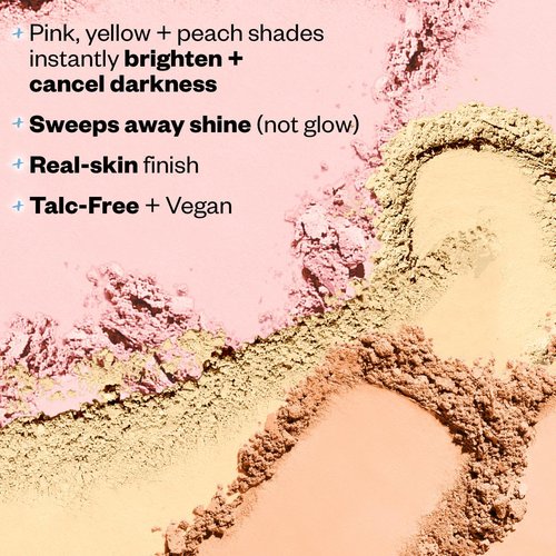 Kosas Cloud Set Brightening Baked Powder - Talc-Free Under Eye Setting Powder for Soft Focus Finish, Peachy