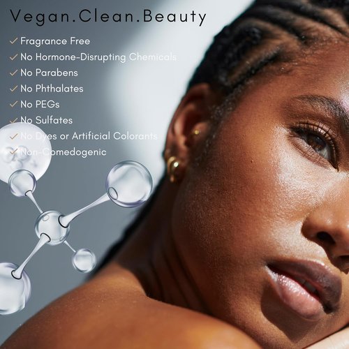 Glow Renewal Vitamin C Serum - Brightening & Anti-Aging Formula with Hyaluronic Acid - 1 oz for Face & Eye