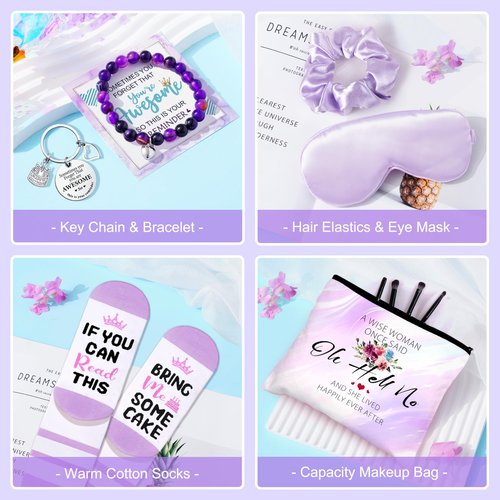 Birthday Gifts for Women Friendship, Gifts for Women Birthday Unique, Best Friend Birthday Gifts, Happy Birthday Gift Basket for Her, Friends, Coworkers, Wife, Mom, Daughter