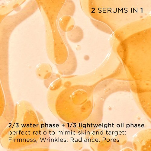 Clarins Double Serum Light Texture - Anti-Aging Serum for Firming, Smoothing & Radiance | 24H Hydration for Combination to Oily Skin