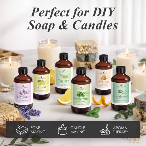 Handcraft Blends Tea Tree Essential Oil - 100% Pure & Natural 4 Fl Oz - Premium Grade for Diffusers, Aromatherapy & Skin Care