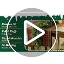 Artificial Norfolk Pine Garland with Warm LED Lights, 6 Pack Indoor Outdoor Decor